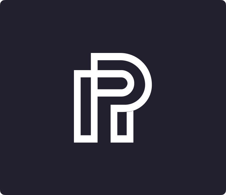 Flat inverted logo mark